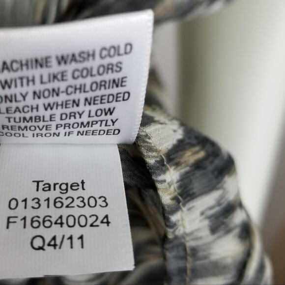 Converse One Star Top Large Sheer Short Sleeve Blouse Button - Picture 2 of 8